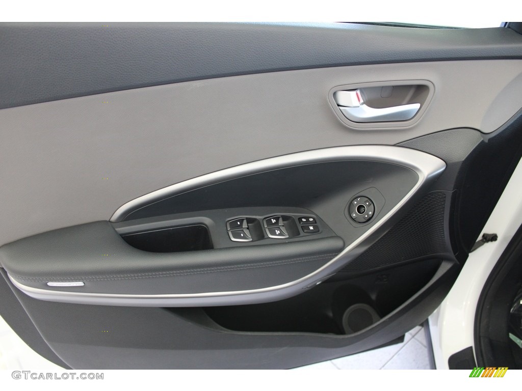 2016 Hyundai Santa Fe SE AWD Gray Door Panel Photo #145812709