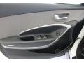 Gray 2016 Hyundai Santa Fe SE AWD Door Panel