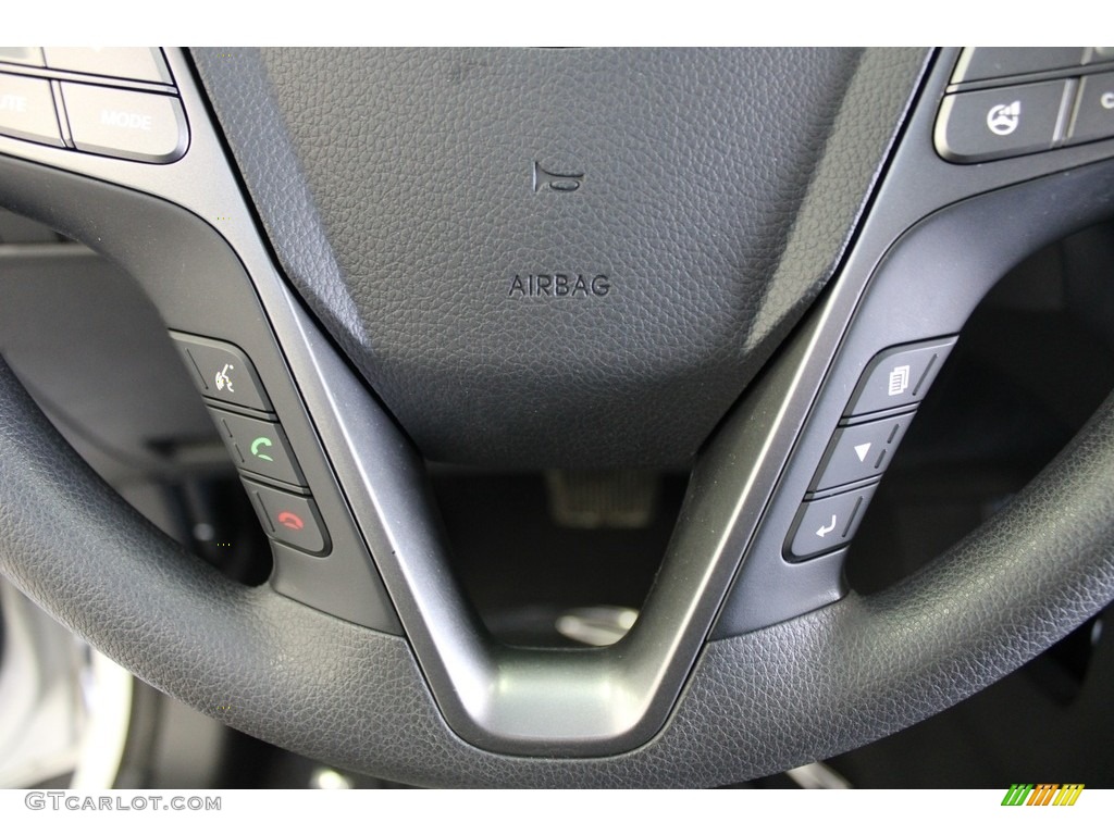 2016 Hyundai Santa Fe SE AWD Gray Steering Wheel Photo #145812763