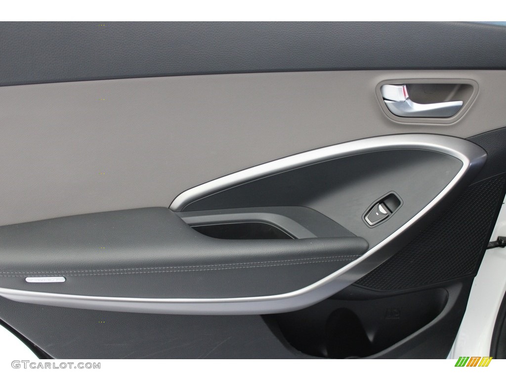 2016 Hyundai Santa Fe SE AWD Gray Door Panel Photo #145812829