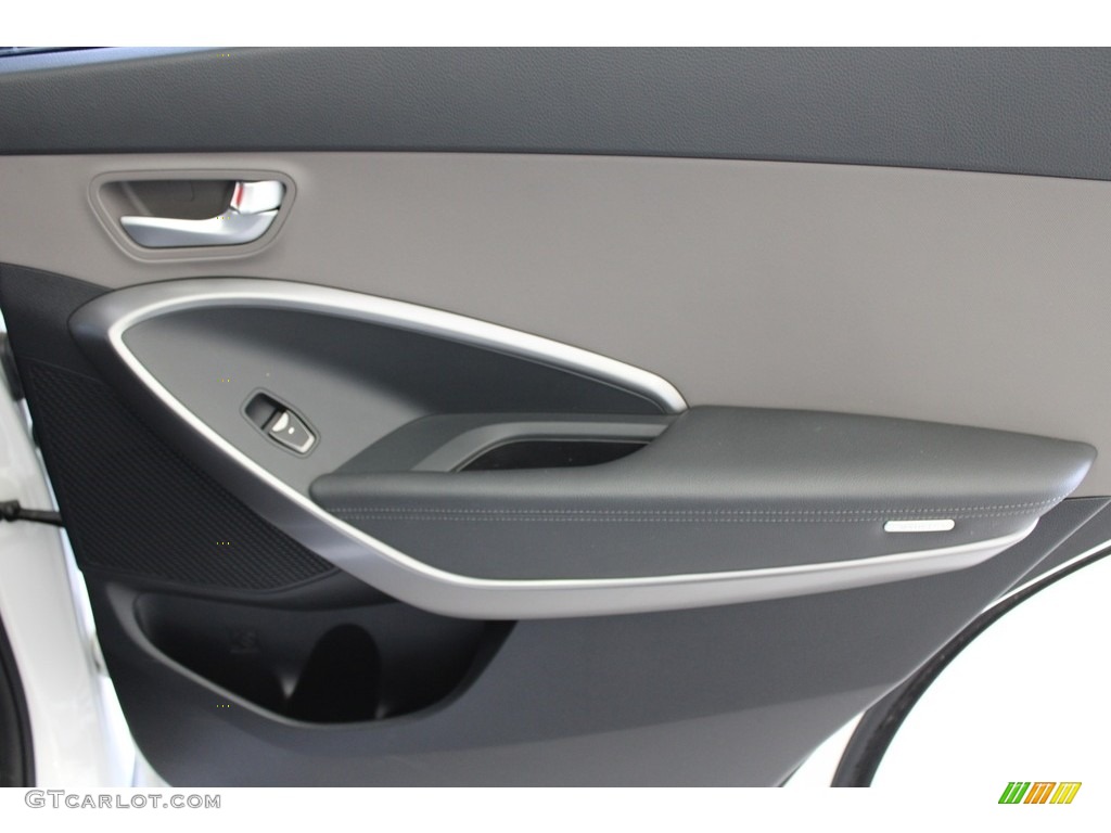 2016 Hyundai Santa Fe SE AWD Gray Door Panel Photo #145812865