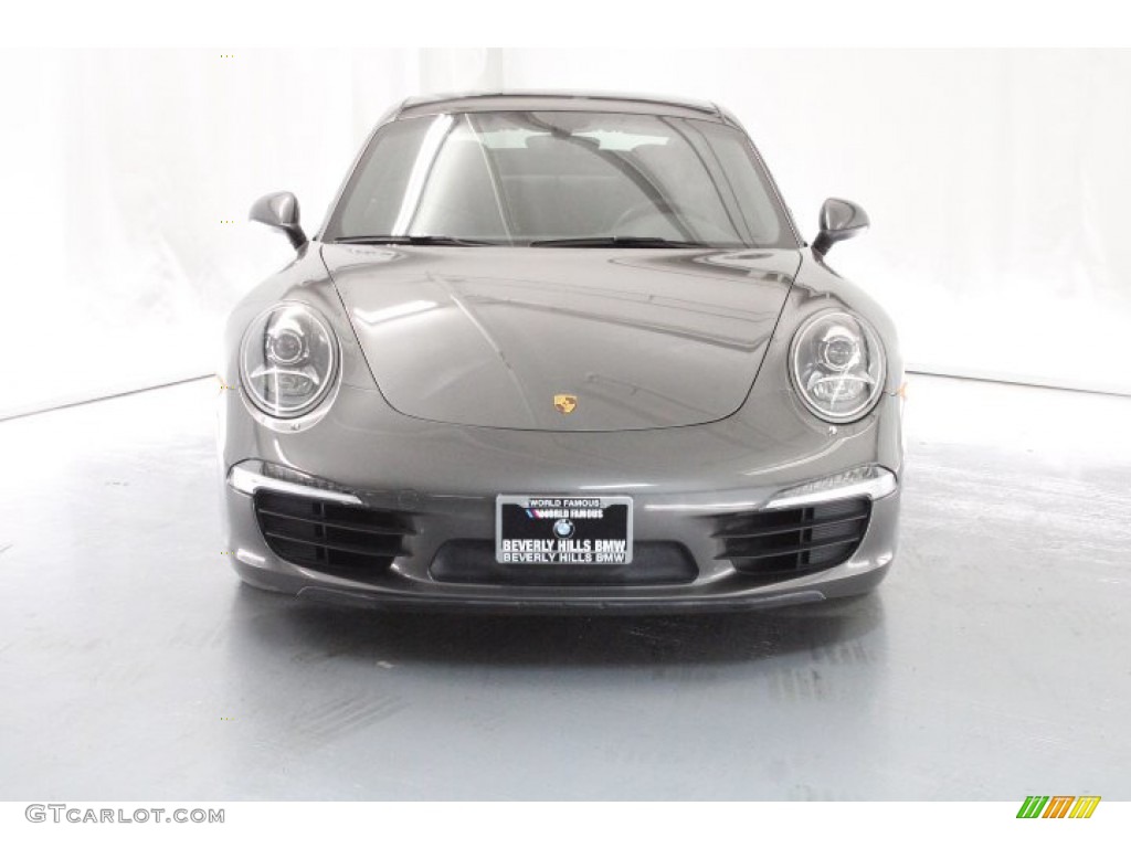 2013 911 Carrera Coupe - Agate Grey Metallic / Black photo #2