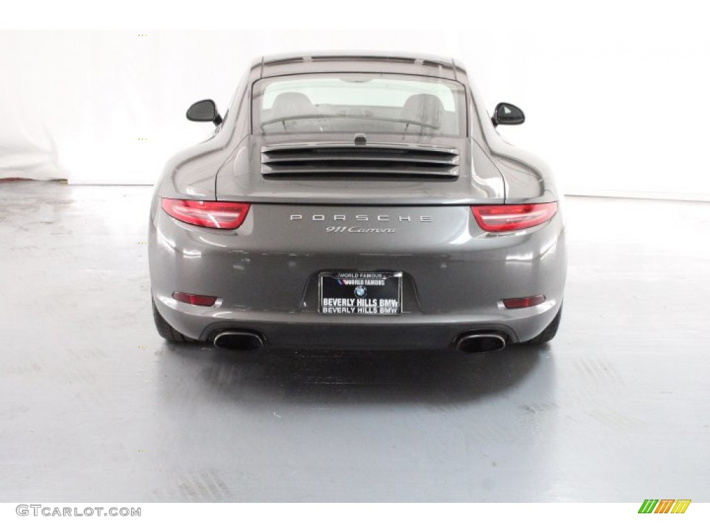 2013 911 Carrera Coupe - Agate Grey Metallic / Black photo #4