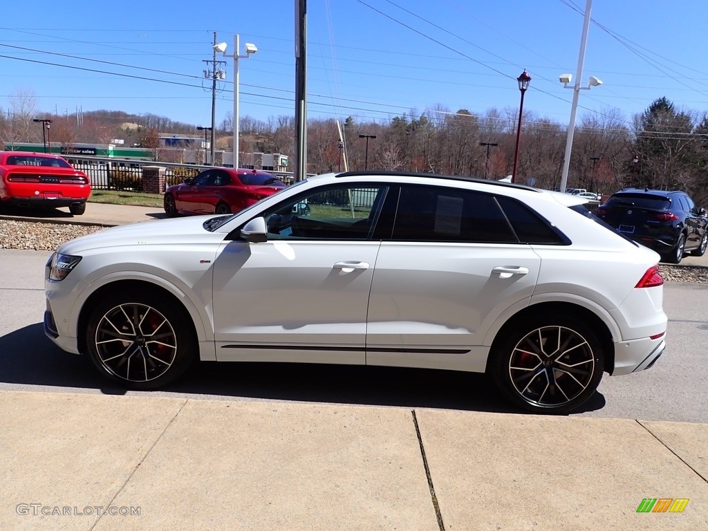 Carrara White 2019 Audi Q8 55 Prestige quattro Exterior Photo #145814123