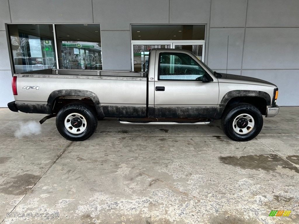 Pewter Metallic 1999 GMC Sierra 2500 SL Regular Cab 4x4 Exterior Photo #145814159