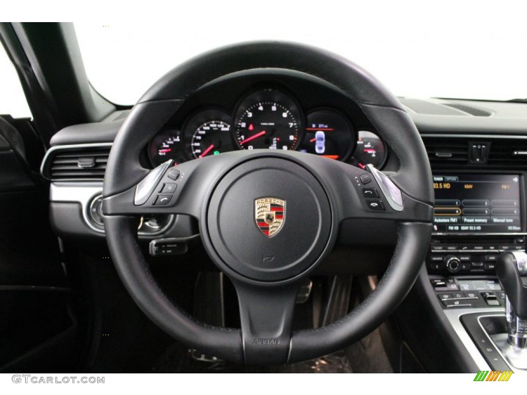 2013 911 Carrera Coupe - Agate Grey Metallic / Black photo #14