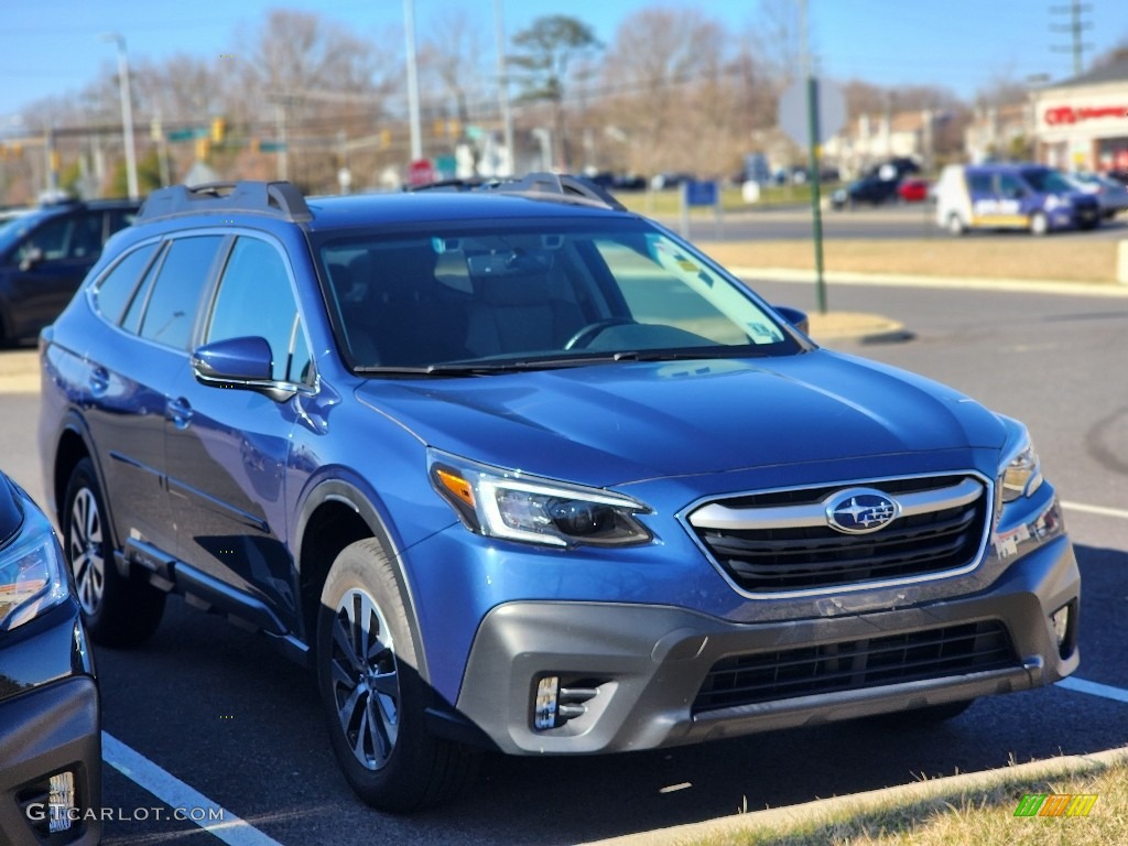 2020 Outback 2.5i Premium - Abyss Blue Pearl / Titanium Gray photo #3