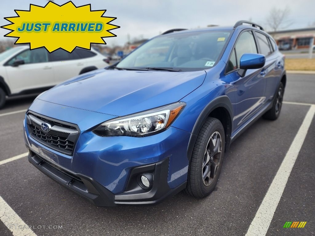 2020 Crosstrek 2.0 Premium - Quartz Blue Pearl / Gray photo #1
