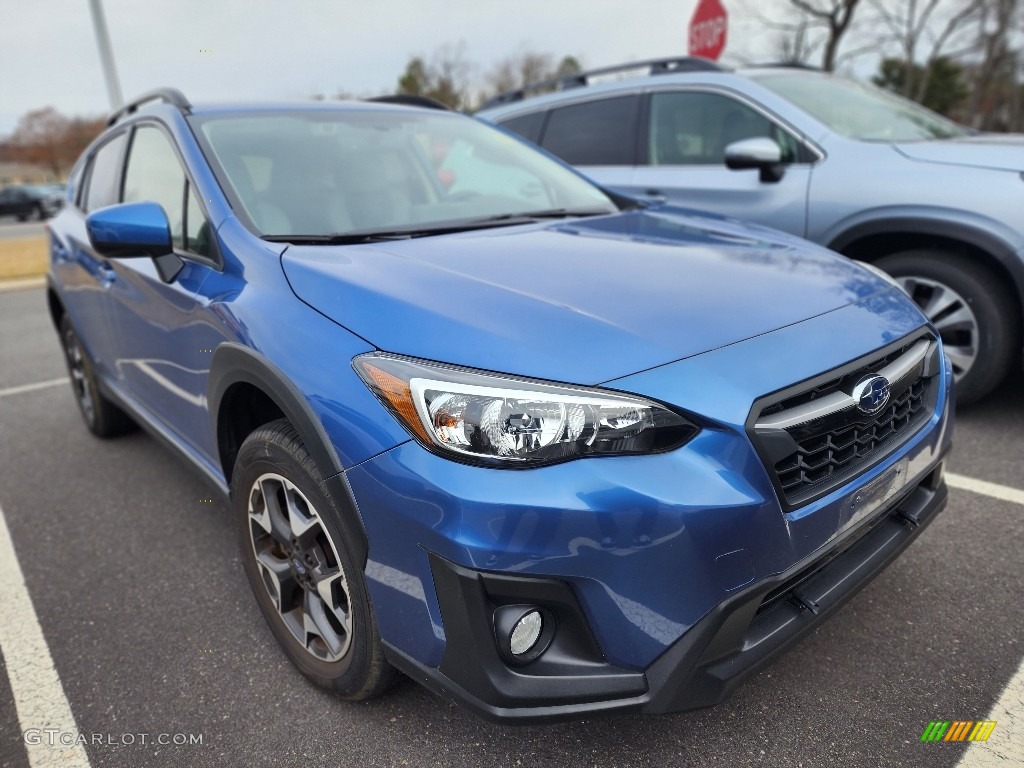 2020 Crosstrek 2.0 Premium - Quartz Blue Pearl / Gray photo #2