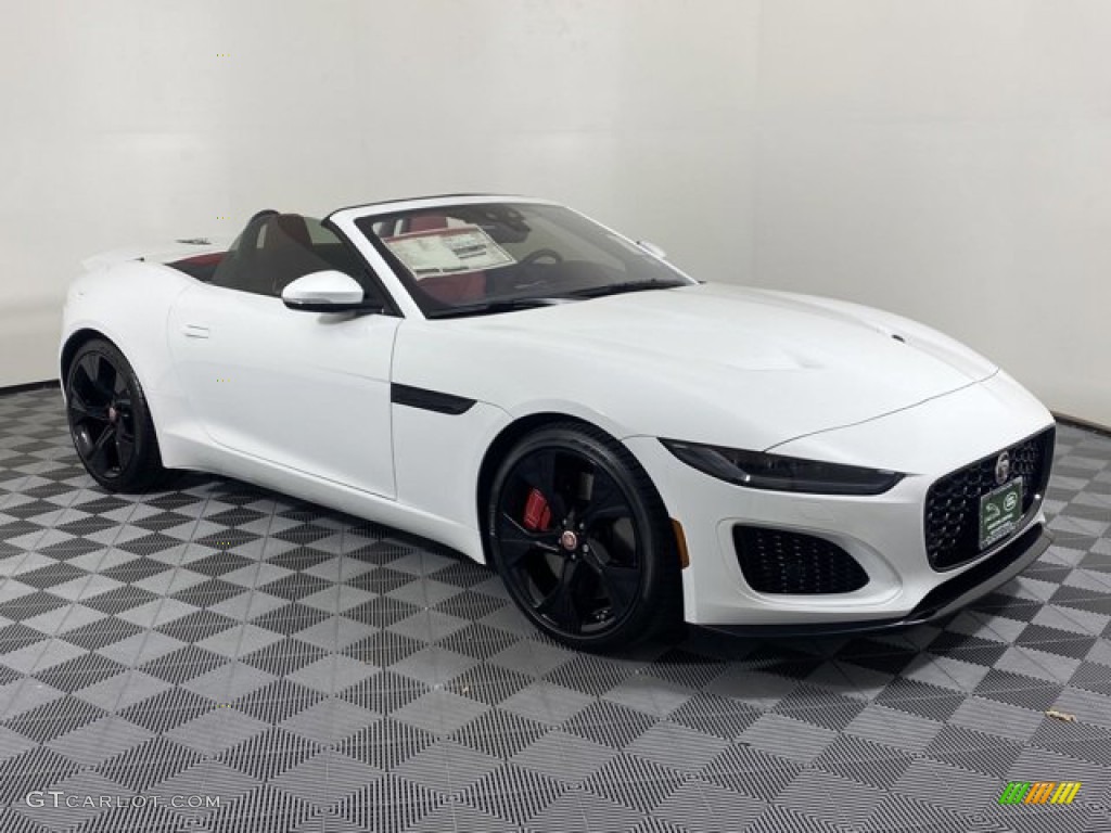 2023 F-TYPE P450 Convertible - Fuji White / Mars Red/Flame Red Stitching photo #11