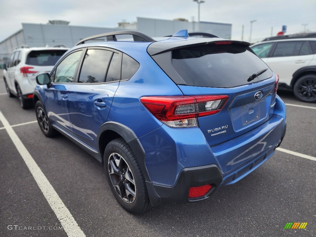 2020 Crosstrek 2.0 Premium - Quartz Blue Pearl / Gray photo #8
