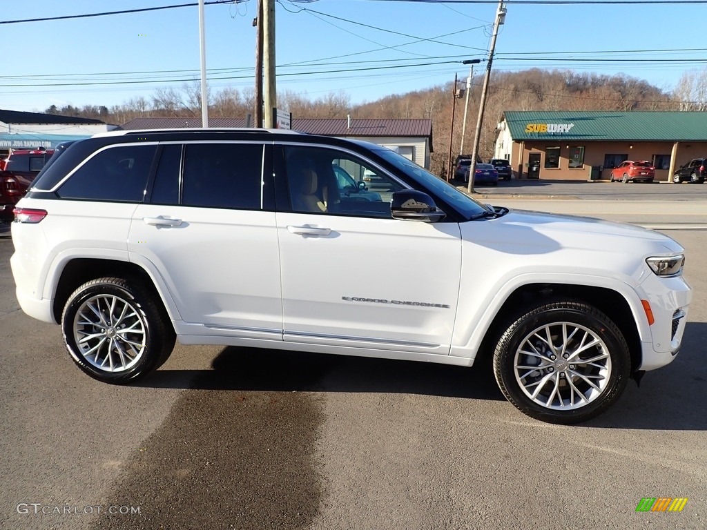 Bright White 2023 Jeep Grand Cherokee Summit 4x4 Exterior Photo #145815056