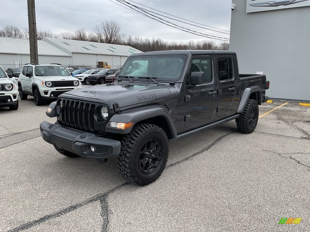 2021 Gladiator Willys 4x4 - Granite Crystal Metallic / Black photo #7