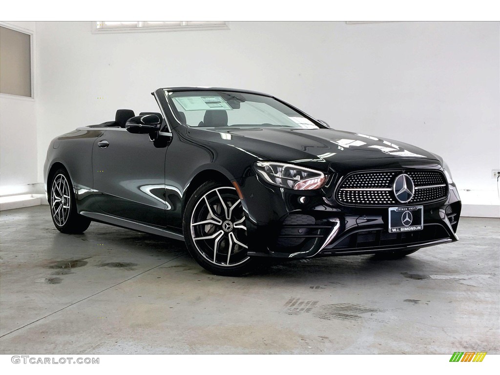Black 2023 Mercedes-Benz E 450 Cabriolet Exterior Photo #145815239