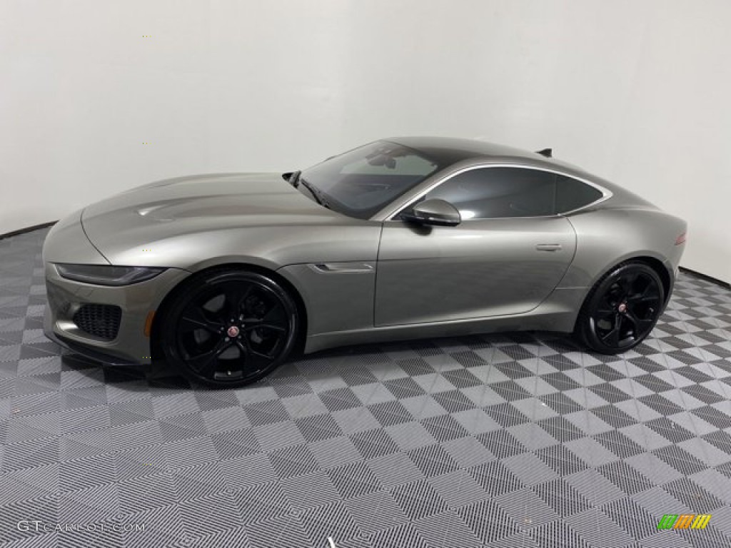 Silicon Silver Premium Metallic 2023 Jaguar F-TYPE P450 Coupe Exterior Photo #145815614