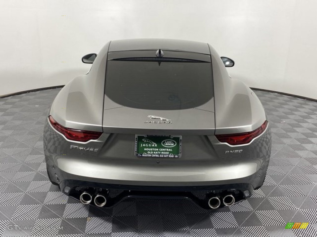 2023 F-TYPE P450 Coupe - Silicon Silver Premium Metallic / Mars Red/Flame Red Stitching photo #6