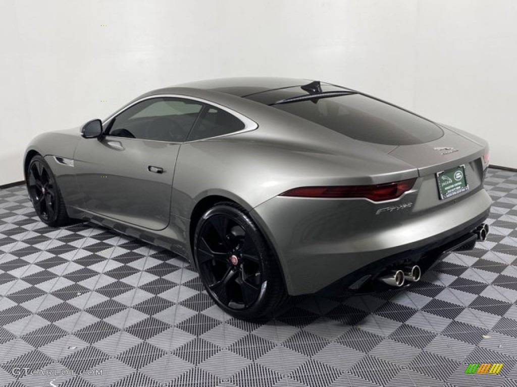 2023 F-TYPE P450 Coupe - Silicon Silver Premium Metallic / Mars Red/Flame Red Stitching photo #9
