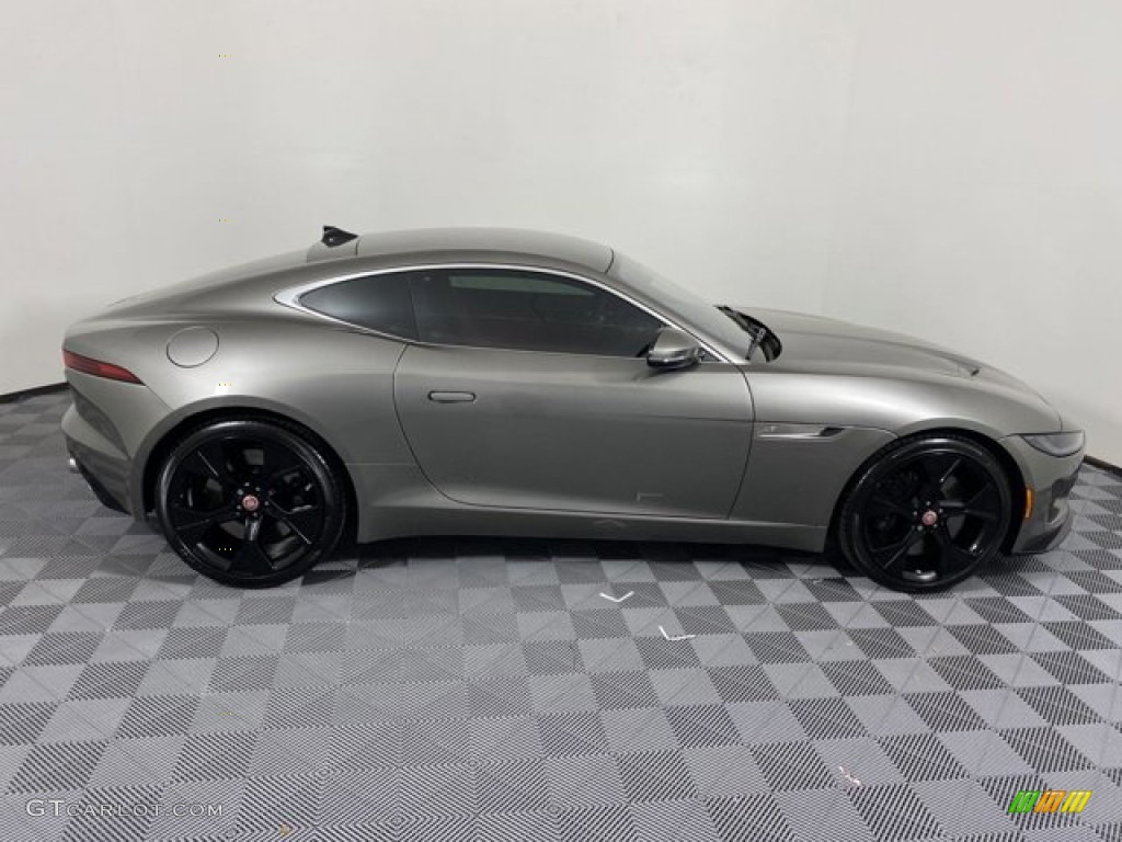 2023 F-TYPE P450 Coupe - Silicon Silver Premium Metallic / Mars Red/Flame Red Stitching photo #10