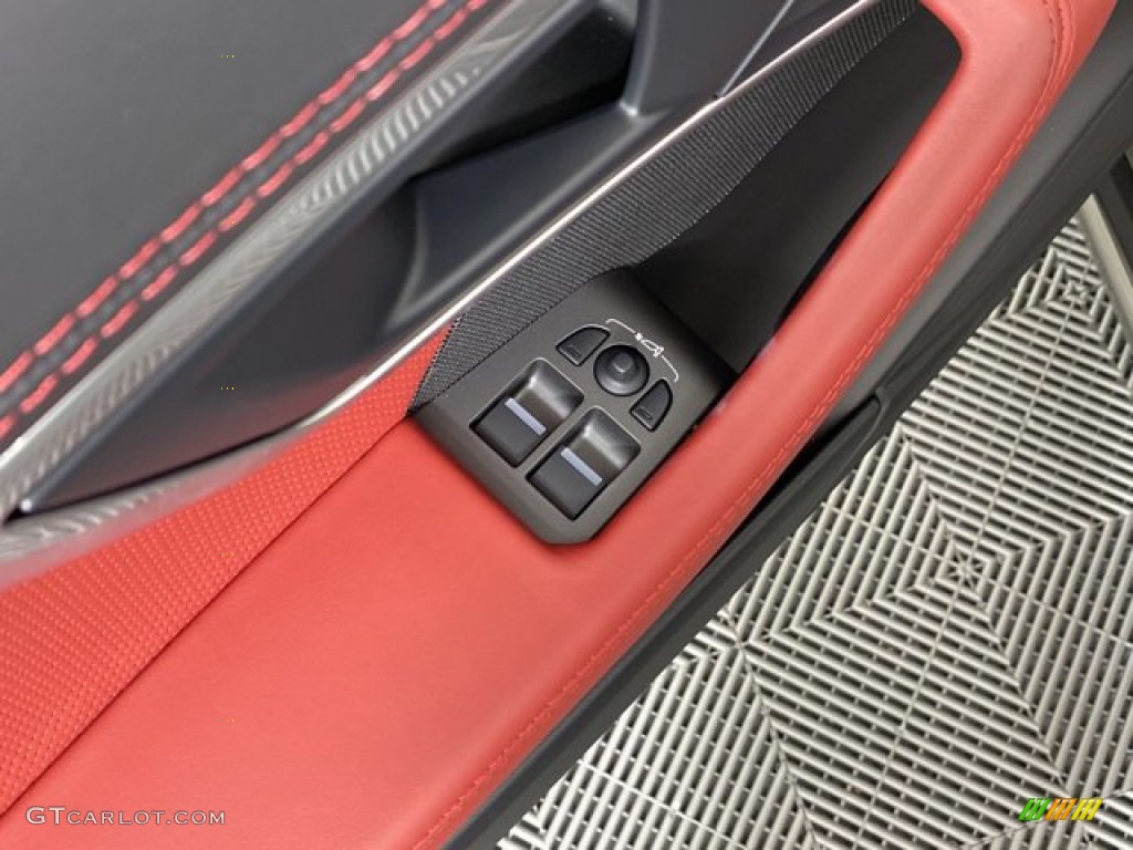 2023 F-TYPE P450 Coupe - Silicon Silver Premium Metallic / Mars Red/Flame Red Stitching photo #13