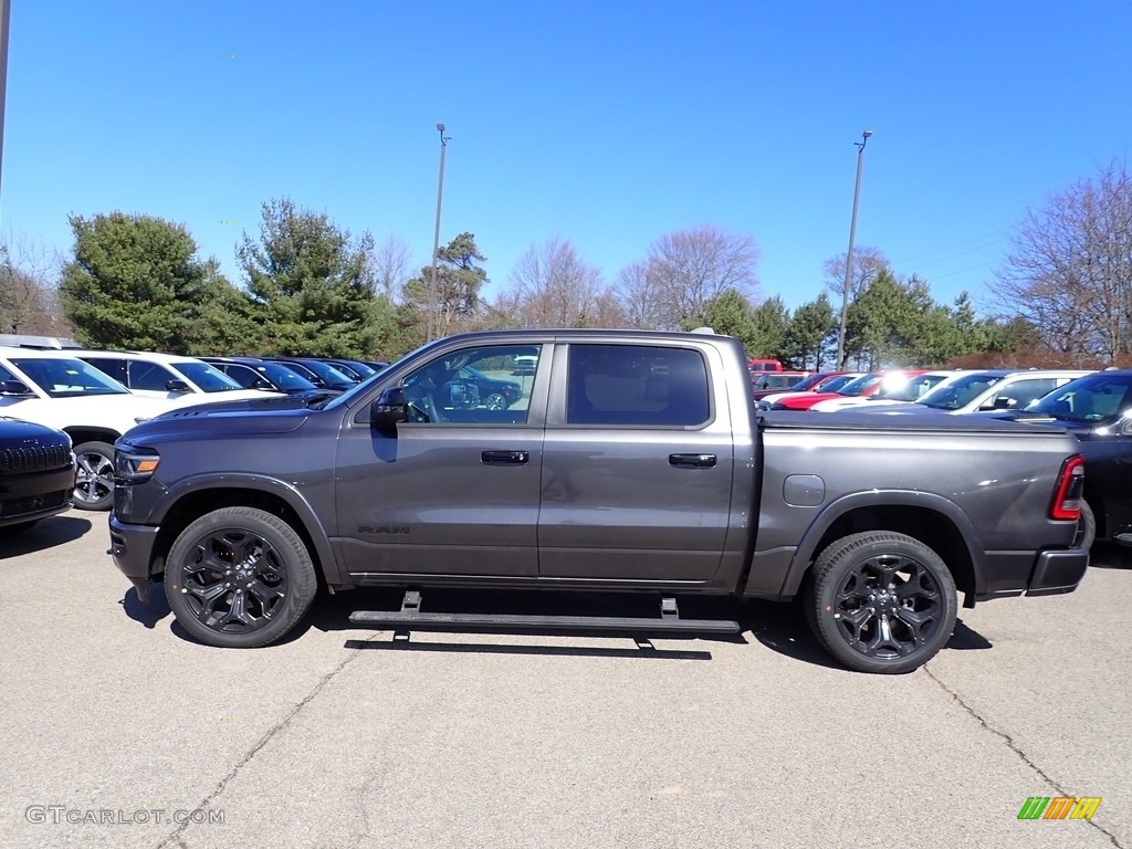 Granite Crystal Metallic 2023 Ram 1500 Limited Crew Cab 4x4 Exterior Photo #145815803