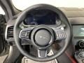 Mars Red/Flame Red Stitching 2023 Jaguar F-TYPE P450 Coupe Steering Wheel