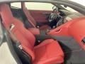 2023 Jaguar F-TYPE Mars Red/Flame Red Stitching Interior Front Seat Photo