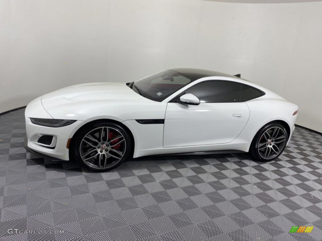 Fuji White 2023 Jaguar F-TYPE P450 AWD R-Dynamic Coupe Exterior Photo #145816094