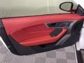 Mars Red/Flame Red Stitching 2023 Jaguar F-TYPE P450 AWD R-Dynamic Coupe Door Panel