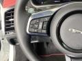 Mars Red/Flame Red Stitching 2023 Jaguar F-TYPE P450 AWD R-Dynamic Coupe Steering Wheel