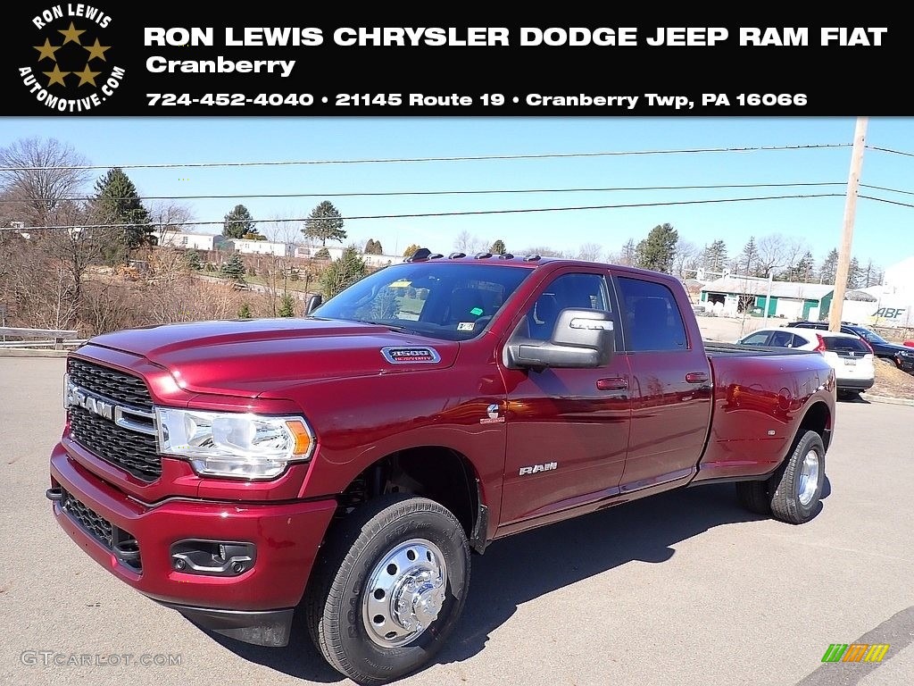 2023 3500 Big Horn Crew Cab 4x4 - Delmonico Red Pearl / Black photo #1