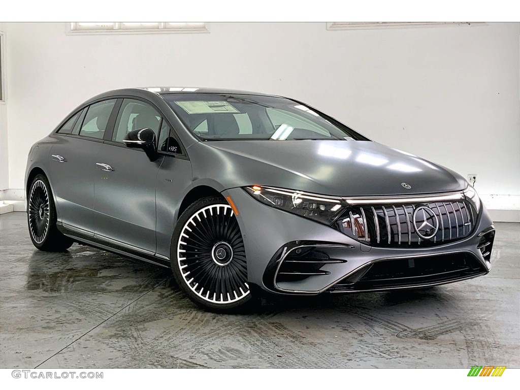 Selenite Gray Magno (Matte) 2023 Mercedes-Benz EQS AMG Sedan Exterior Photo #145816772