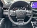 Black 2023 Toyota Highlander XLE AWD Steering Wheel