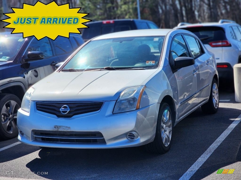 2011 Sentra 2.0 S - Brilliant Silver Metallic / Charcoal photo #1