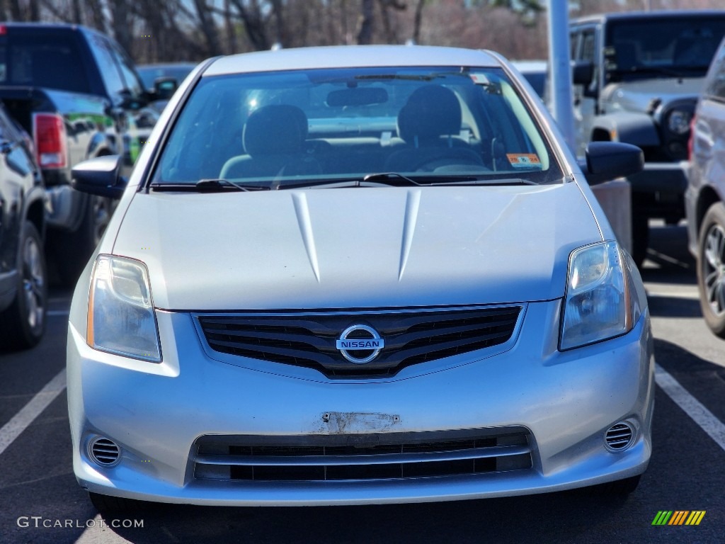 2011 Sentra 2.0 S - Brilliant Silver Metallic / Charcoal photo #2