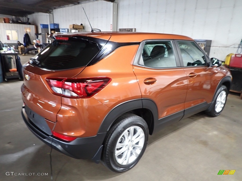 2021 Trailblazer LS AWD - Dark Copper Metallic / Jet Black photo #3