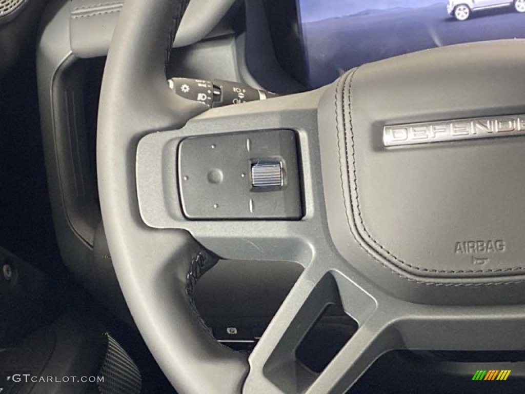 2023 Land Rover Defender 130 X-Dynamic SE Ebony Steering Wheel Photo #145817843