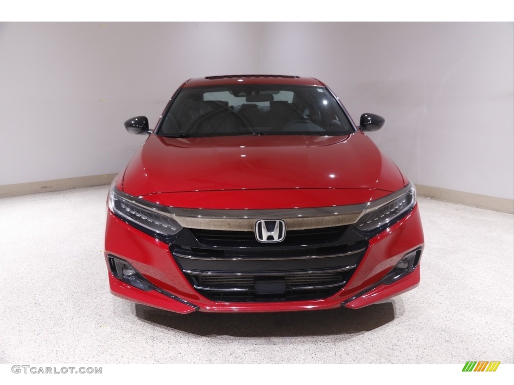 2021 Accord Sport - San Marino Red / Black photo #2