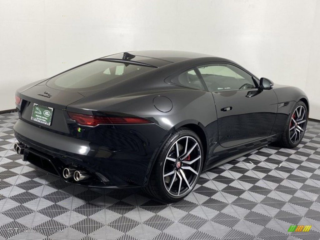 Santorini Black Metallic 2022 Jaguar F-TYPE R AWD Coupe Exterior Photo #145818548