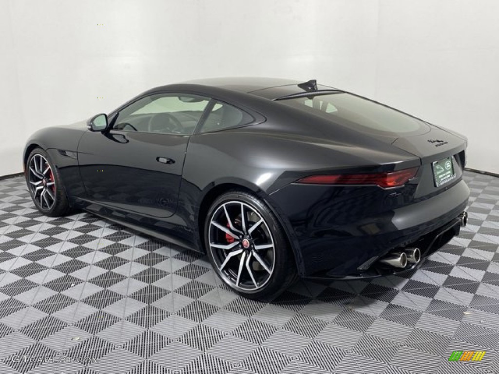 Santorini Black Metallic 2022 Jaguar F-TYPE R AWD Coupe Exterior Photo #145818686