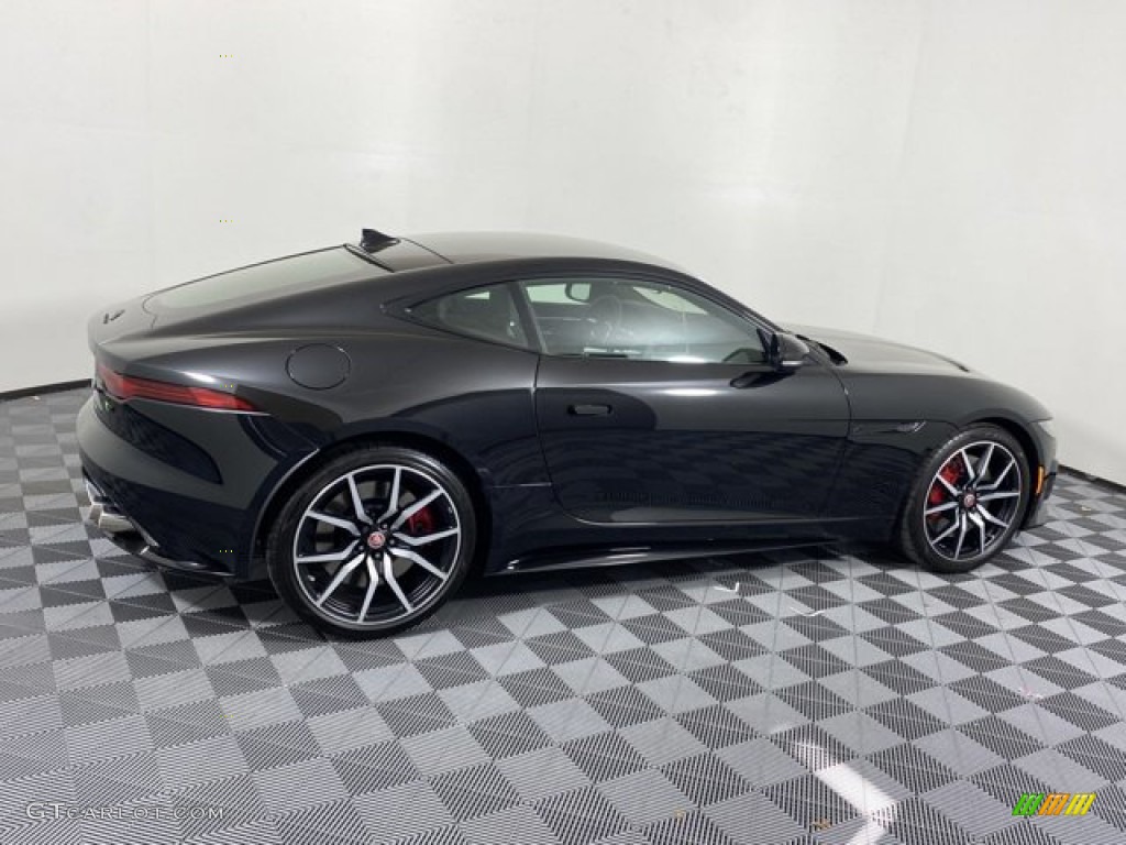 Santorini Black Metallic 2022 Jaguar F-TYPE R AWD Coupe Exterior Photo #145818704