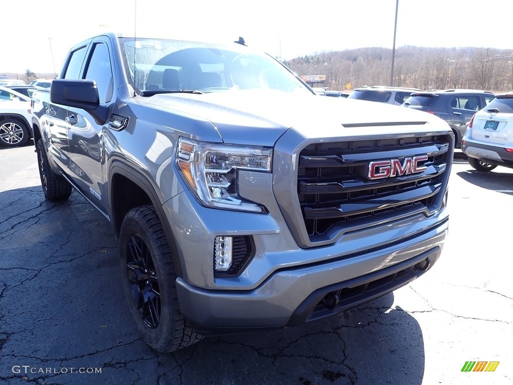 2020 Sierra 1500 Elevation Crew Cab 4WD - Satin Steel Metallic / Jet Black photo #10