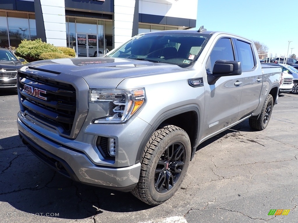 Satin Steel Metallic 2020 GMC Sierra 1500 Elevation Crew Cab 4WD Exterior Photo #145818857