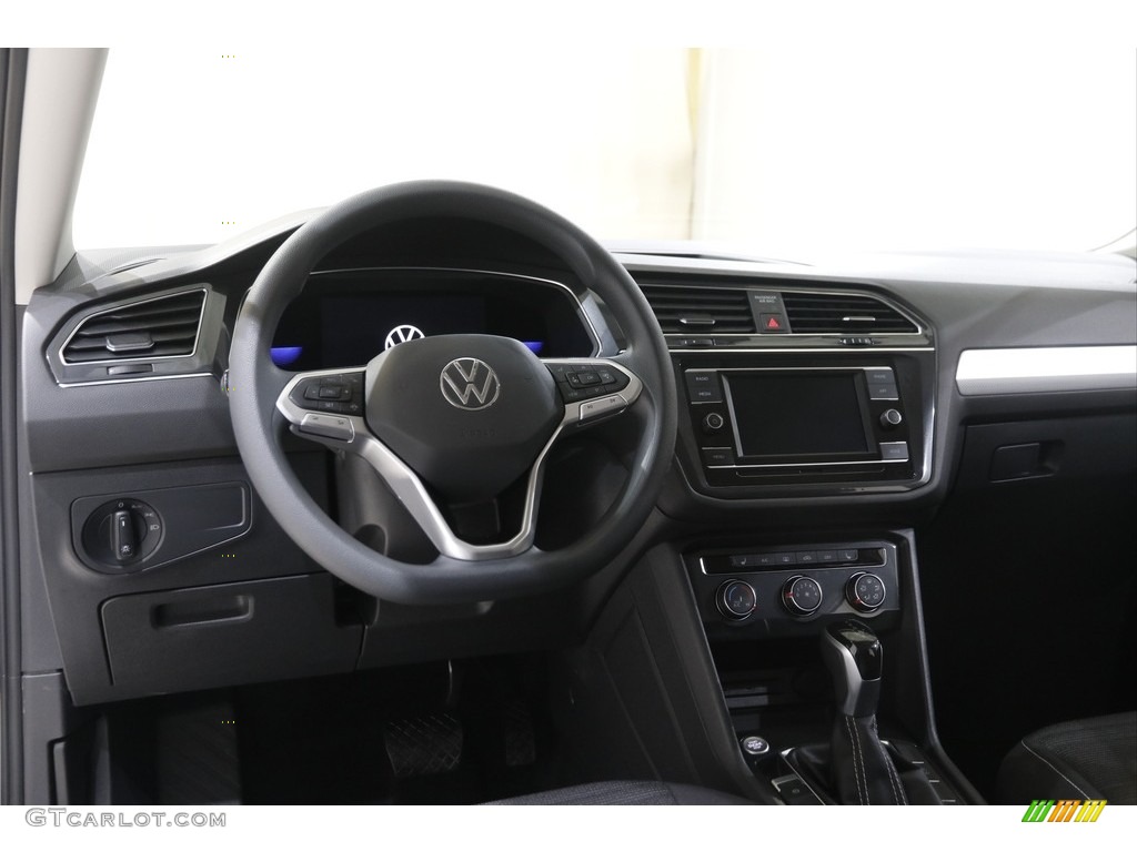 2022 Volkswagen Tiguan S 4Motion Titan Black Dashboard Photo #145819331