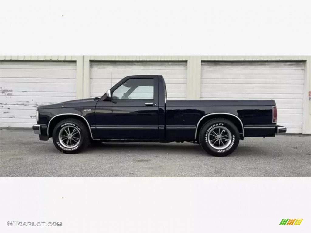 Galaxy Blue Metallic 1989 Chevrolet S10 Regular Cab Exterior Photo #145819622