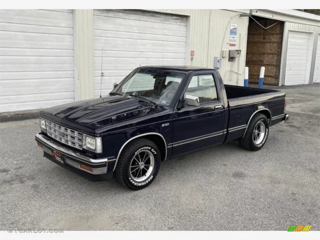 Galaxy Blue Metallic 1989 Chevrolet S10 Regular Cab Exterior Photo #145820078