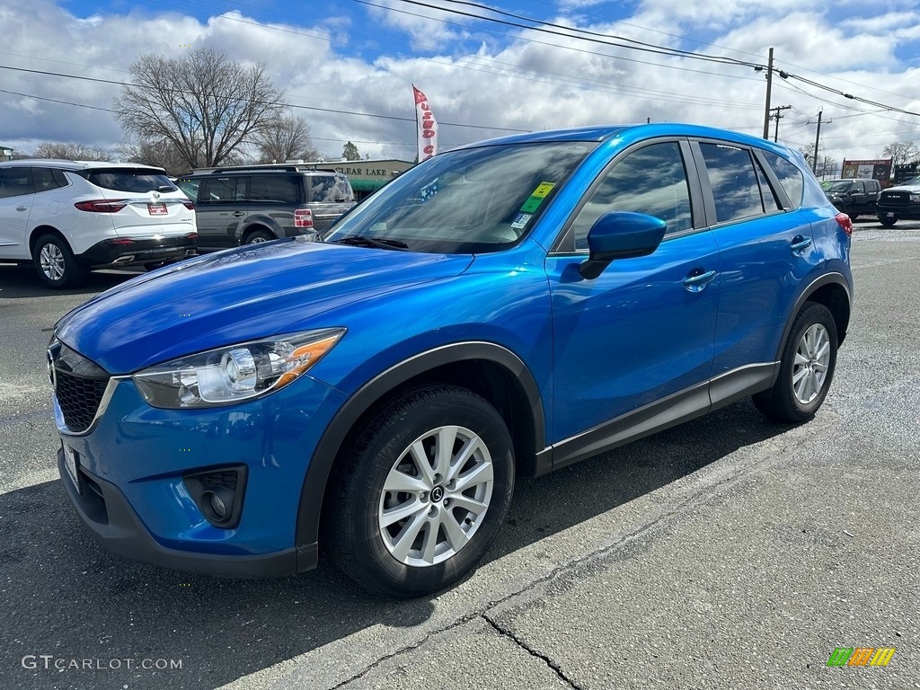 2013 CX-5 Touring - Sky Blue Mica / Black photo #3