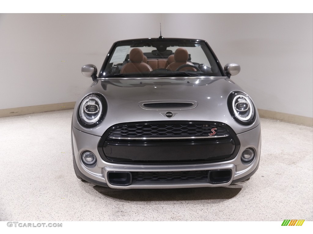 2020 Convertible Cooper S - Melting Silver Metallic / Malt Brown photo #3