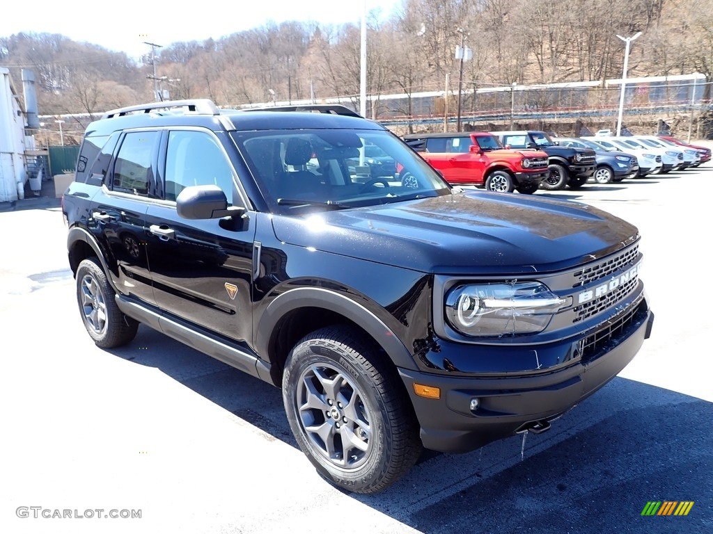 Shadow Black 2023 Ford Bronco Sport Badlands 4x4 Exterior Photo #145820489