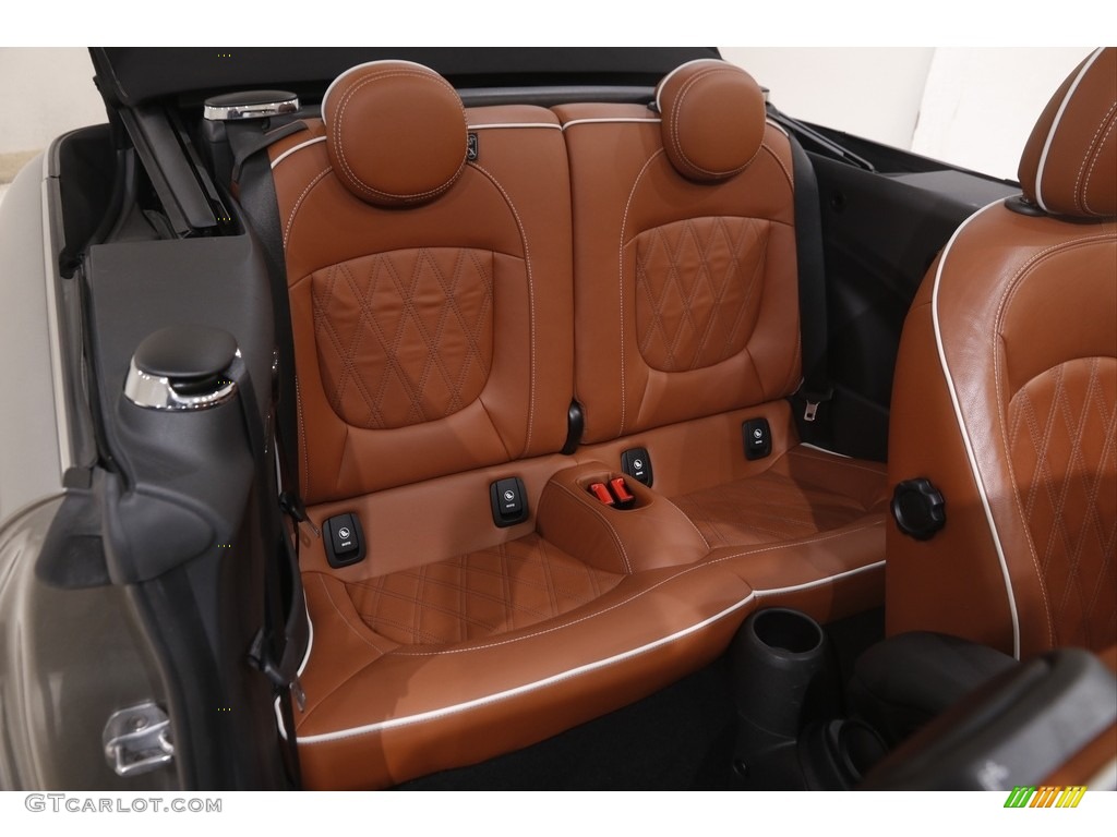 Malt Brown Interior 2020 Mini Convertible Cooper S Photo #145820546