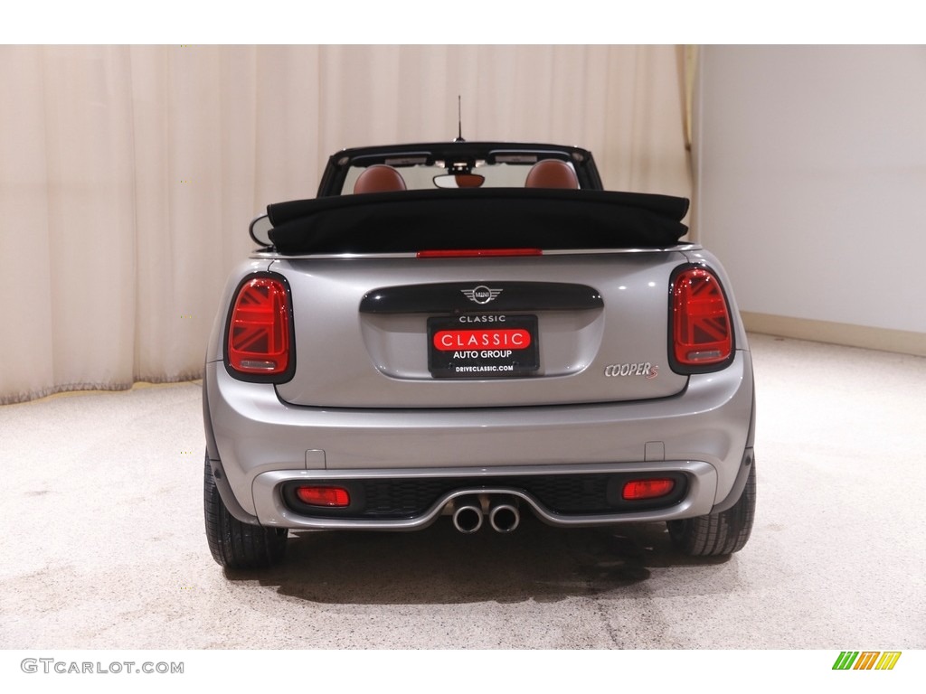 2020 Convertible Cooper S - Melting Silver Metallic / Malt Brown photo #21